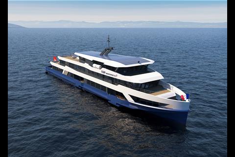 The new CGN passenger ferries. (Copyright: Omega Architects B.V.)